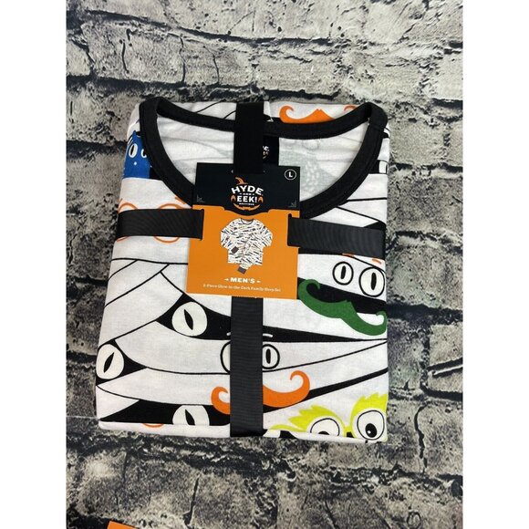 Hyde & EEK! Men's Large Mummy Halloween Matching Family Pajama Set - Picture 1 of 8